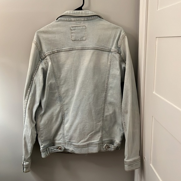 Men’s M Zara Denim Jacket (light blue/grey) - Picture 2 of 2